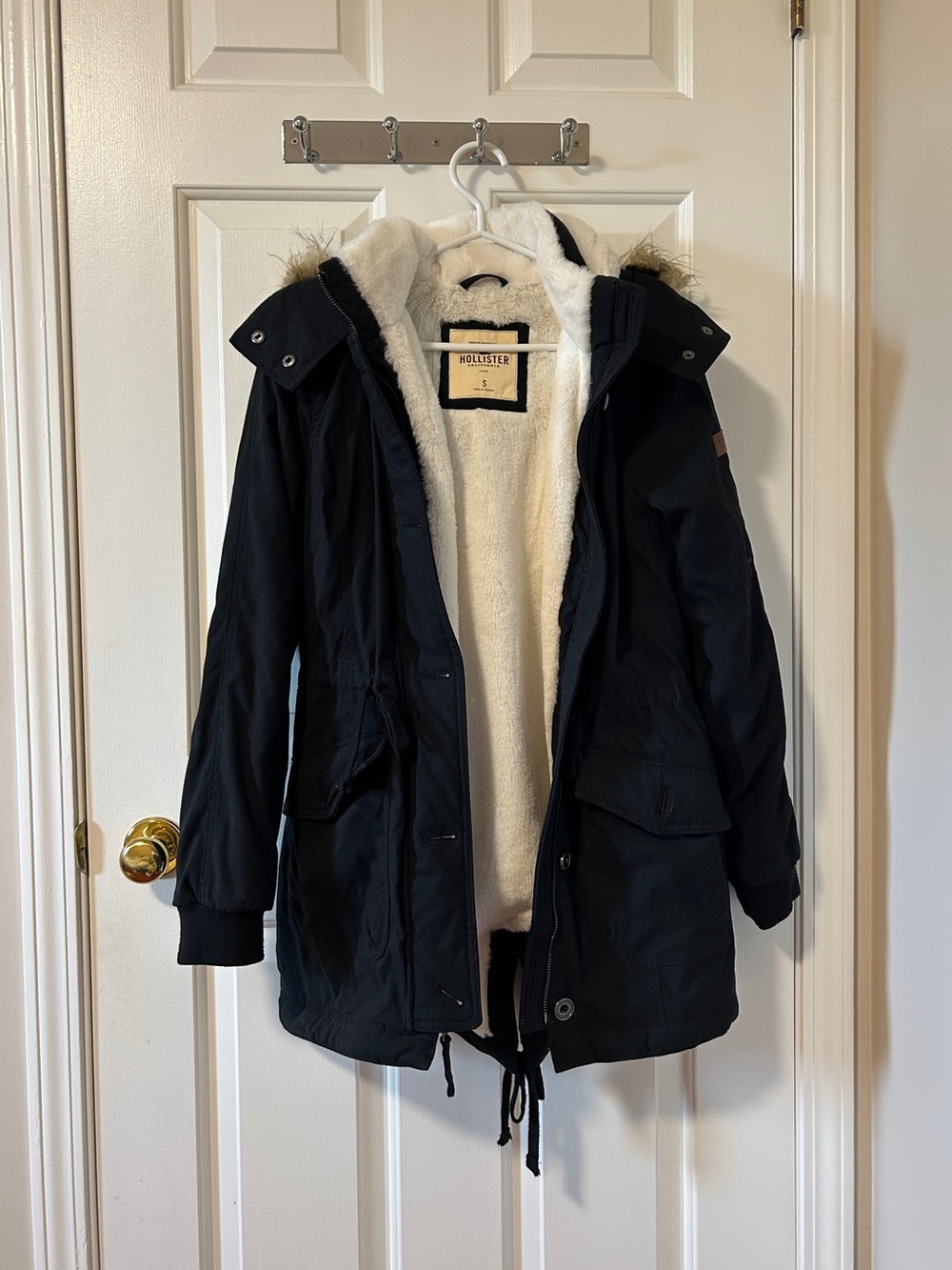 Hollister Faux Fur Lined Parka